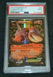 Holo Foil Camerupt EX # 29/160 Primal Clash XY Pokemon Karten PSA 9 MINT - Bild 1 von 1