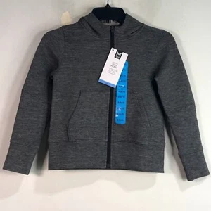 Member's Mark Everyday Tech Zip Jacket, Boy's Size S 6/7 - Charcoal Grey Heather - Picture 1 of 8