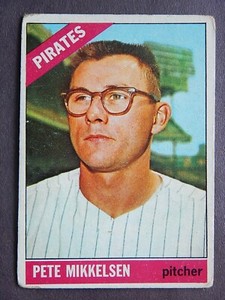 Pete Mikkelsen #248 Topps 1966 Baseball Card (Pittsburgh Pirates) *G