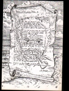 KÜNSTLER / Sänger Georges BRASSENS / GEDICHT unveröffentlicht in ... illustriert 1983 - Bild 1 von 2