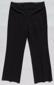 ELIE TAHARI schwarz Stretch Wolle Herrenbekleidung gerades Bein Anzughose Hose US 14 - Bild 1 von 5