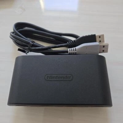 Nintendo Wii U Official OEM GameCube Controller Adapter WUP-028 Switch Used - Image 1 of 4