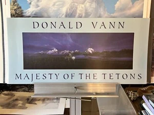 Rare DONALD VANN "MAJESTY OF THE TETONS" Collectible, Vintage, Exhibit Poster - Picture 1 of 2