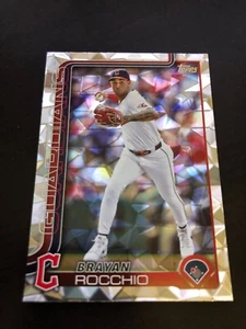 2025 Topps Series 1 - Brayan Rocchio #194 Diamante Foil - Picture 1 of 1
