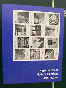 SFSTAMPS US Sc 3910 MASTERWORKS MODERN AMERICAN ARCHITECTURE Sheet of 12 NH 2005 - Picture 1 of 1
