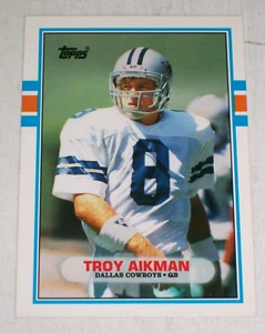 1989 Topps Traded 70T Troy Aikman RC Dallas Cowboys NM/Mint HOF - Picture 1 of 4
