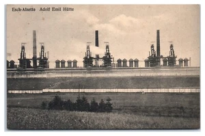 Postal de Esch-Alzette Adolf Emil Hütte Fundición Steel Mill Luxemburgo década de 1960 - Imagen 1 de 2