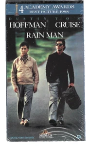 Rain Man- VHS-Dustin Hoffman/Tom Cruise-R Rated-MGM - Picture 1 of 2
