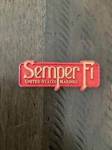 UNITED STATES MARINE CORPS SEMPER FI REFRIGERATOR MAGNET 2.75” x 1” - Picture 1 of 2