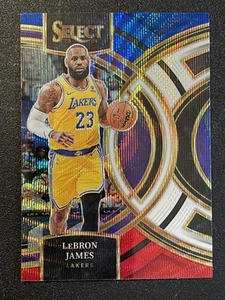 2023-24 Panini Select #135 Red White Blue Wave LeBron James - Picture 1 of 2