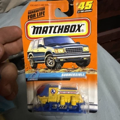 Matchbox 1998 - Mattel Wheels - Ocean Submersible - #45/100 (Unopened) - Image 1 of 2