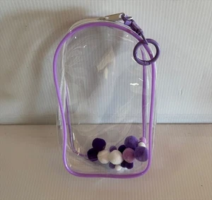 Sacchetto di peluche trasparente pulito - Viola - Foto 1 di 2