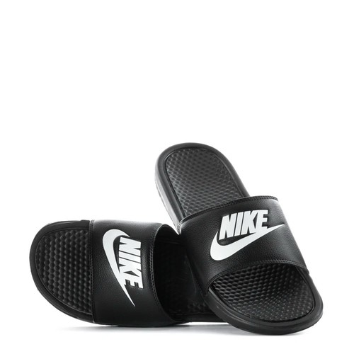 NUOVO! Nike Uomo Benassi JDI Slides NERO Tg 13