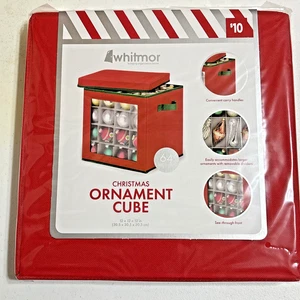 Whitmor Organizador de Cubos de Adorno de Navidad, 64 Secciones, 12"x12"x12" Nuevo en Paquete - Imagen 1 de 3