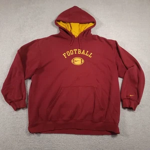 Vintage Nike Football Hoodie Mens XL Pullover Sweatshirt NCAA College 2000s - Picture 1 of 24