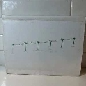 Department 56 Telephone Poles Birds on Wire Set of 6 Christmas Village #52656 - Picture 1 of 5
