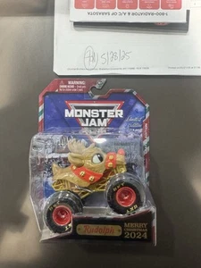 Monster Jam Rudolph Holiday Exclusive Truck 1 of 3000 - Picture 1 of 1