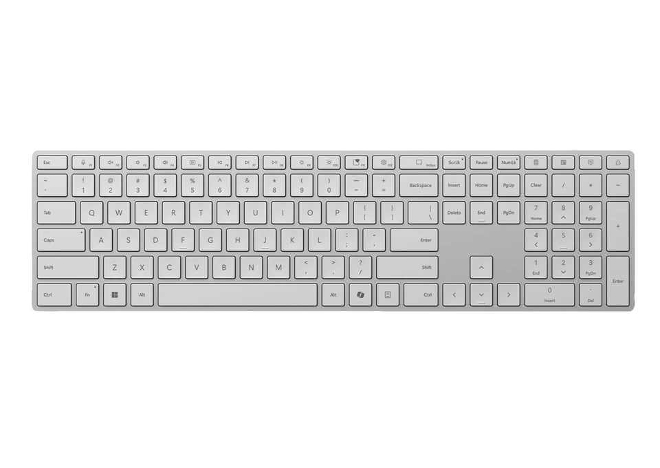 MICROSOFT Surface Keyboard (2. Edition) QWERTZ Tastatur Grau - Bild 1 von 1