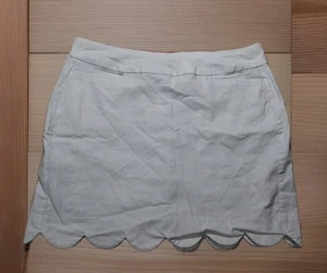 Anthony's Resort Wear Damen weiß Freizeit Skort Rock Größe: 14 gewellter Saum - Bild 1 von 6