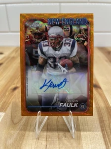 2024 Topps Cromo - Autógrafos Kevin Faulk #BA-KFA Naranja Refractor/25 (AU) - Imagen 1 de 2