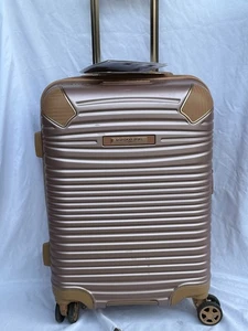 New London Fog Chelsea 20" Expandable Spinner Luggage Hardcase Tsa Carry On - Picture 1 of 11