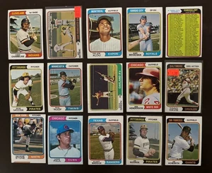 1974 TOPPS BASEBALL 40 CARD LOT G VG CHAMBLISS MATTHEWS ALOU - Picture 1 of 3