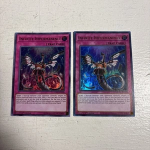 Infinite Impermanence DUPO-EN100 & MAMA-EN100 Ultra Rare 1st Edition YuGiOh! - Picture 1 of 3