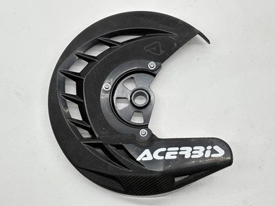 2009 Honda CRF450R Acerbis передний тормоз диск ротор предохранитель стали черный грязи велосипед  - Изображение 1 из 3