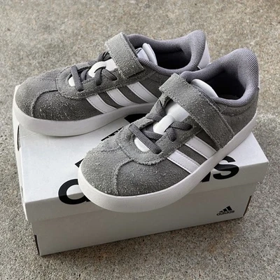 Adidas VL Court 3.0 EL C Gris Gamuza 12.5K Foto 1 de 4