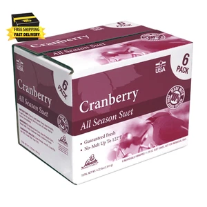 DD27-6 All Season Cranberry Suet Cake, paquete de 6 ⭐️⭐️⭐️⭐️⭐️⭐️⭐️ - Imagen 1 de 3