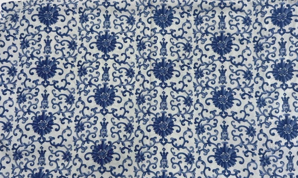 FUNDA DE ALMOHADA RALPH LAUREN TAMARINDO ROSSETTE SCOLL AZUL/BLANCO KING Foto 1 de 2