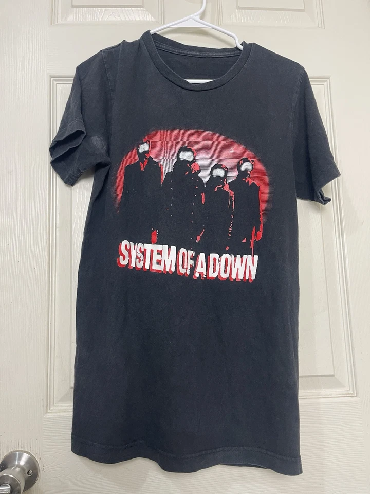 Vintage 2000s System of a Down Metal Band T Shirt Adult S-M? Rock Promo Mens - Image 1 of 4