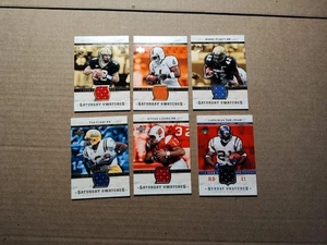 Lot of 6 Different 2005 Upper Deck Saturday Swatches W/ LaDainian Tomlinson GC - Bild 1 von 21