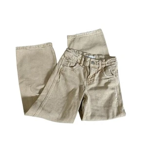 Girls Zara Tan Distressed Jeans size 10 - Picture 1 of 12