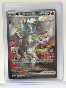 Juego de cartas coleccionables Pokémon Reshiram Holo arte completo SIR 166/086 blanco llamarada inglés - Imagen 1 de 7