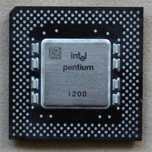 Socket Intel Pentium 200 MHz 7 CPU SY045/VSU Vintage FV80502200 DORADO - Imagen 1 de 1