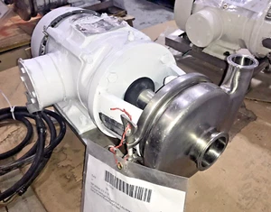 TRI-CLOVER C216ME18T-S STAINLESS STEEL CENTRIFUGAL PUMP, 5HP - Picture 1 of 23