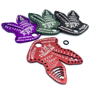 HARELINE HACKLE, HOOK, & BEAD GAUGE - Fly Tying Tool - 3 Colors Available! - Picture 1 of 7