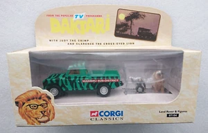 Corgi 07104 "DAKTARI" Land Rover With Painted Judy & Clarence figures 1:43 NEW - Picture 1 of 7