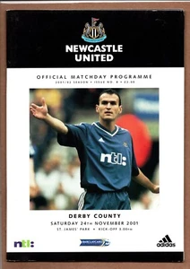 Newcastle United - Derby County 2001-2002 Premier League Programm 24.11.2001 - Bild 1 von 1