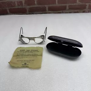 Gafas/gafas de seguridad Wilson para conducir motocicletas vintage años 40. Antiguo - Imagen 1 de 23