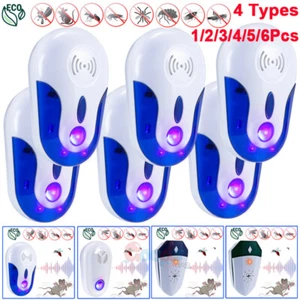 Ultrasonic Repeller Electronic Pest Reject Control Home Bug Rat Spider Roaches - Picture 1 of 49