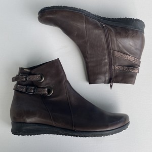 Mephisto Wedge Leather Upper Boots for 