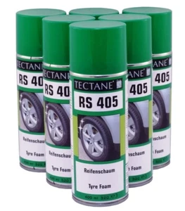 Reifenschaum  Tectane 6x400ml Reifenspray Reifenglanz Gummi Pflege - Bild 1 von 2