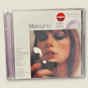 Taylor Swift - Midnights Exclusive Lavender Colored CD Disc 3 Bonus Tracks - New - Picture 1 of 3