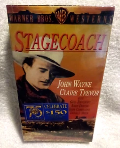 Stagecoach VHS Video John Wayne John Ford 1939 Western Movie New Factory Sealed - Picture 1 of 2