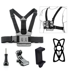 Phone Clip Holder Mount Chest Belt Harness Strap Bracket for Gopro Hero 10 9 8 7 - Picture 1 of 8