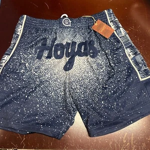 Pantalones Cortos Mitchell and Ness Para Hombres Bóveda Universitaria Azul Georgetown Hoyas Talla 2XL - Imagen 1 de 6