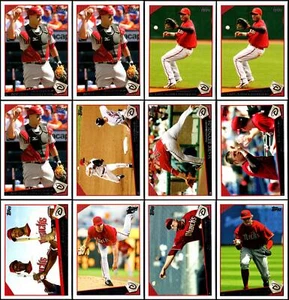 2009 Topps Arizona Diamondbacks (14) Card Lot - UNIQUE FIND – ONE OF A KIND - Picture 1 of 4