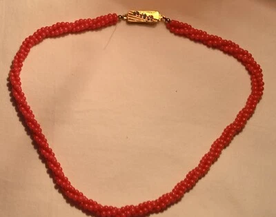 collana vetro vintage - Immagine 1 di 4